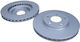 Vorderseite Auto Bremsbeläge & Bremsscheiben Jeep Compass Patriot 06 Dodge Asx Outlander Antikorrosionsbeschichtung Df4932