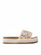 Women's Flat Sandals Beige