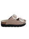 Leather Women's Anatomic Flatforms Sandals Beige 616 Sand