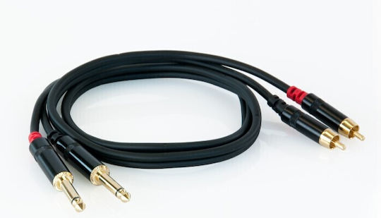 Master Audio Cable 6.3mm male - RCA male 1m 56201-870