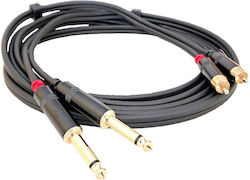Master Audio 56201-871 6.3mm male - RCA male 3m Master Audio 56201-871 6.3mm male - RCA male 3m