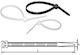 Maxgear Δεματικά Καλωδίων Πλαστικά 450mmx5mm σε Μαύρο χρώμα (100τμχ) (84-0031SET)