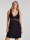 Hunkemöller Summer Women's Black Nightgown Nora