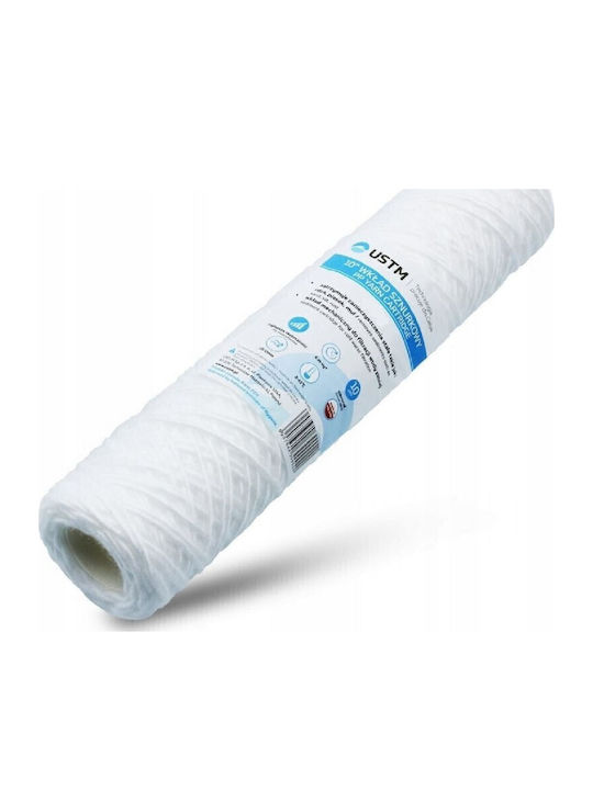 USTM Water Filter Cartridge Countertop and Under Sink Polypropylene 10" PP-5M-10BB 5 Micron