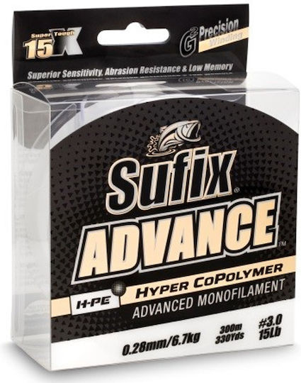 Sufix Fire De Pescuit Advance 150m Albă Ø 0.25mm