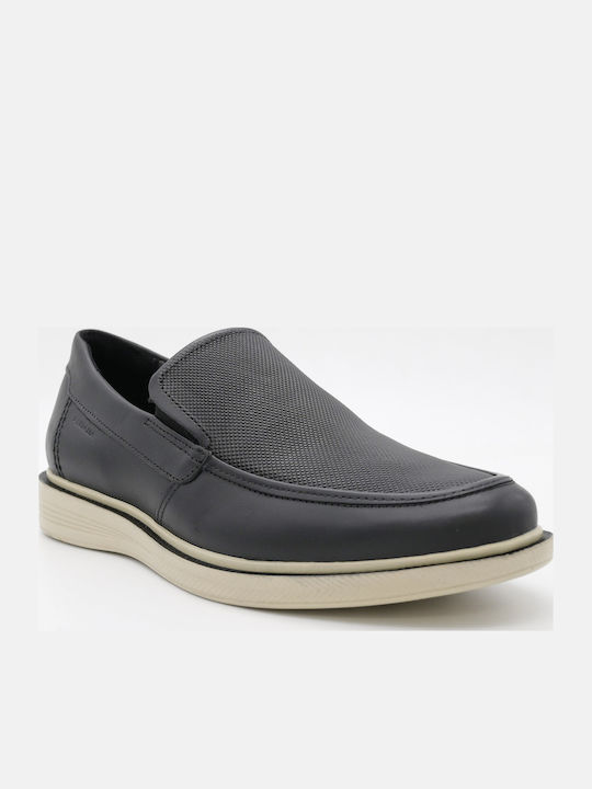 Pegada Δερμάτινα Ανδρικά Loafers σε Μαύρο Χρώμα