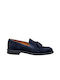Wildleder Herren Mokassins in Blau Farbe