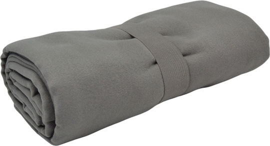 Ankor Πετσέτα Microfiber Σώματος 200gr/m² Γκρι 160x85εκ.