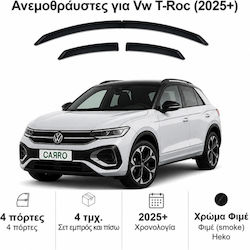 Ανεμοθραύστες Vw T-roc 2025+ 4τμχ Εμπρός Πίσω Heko Ανεμοθραύστες Vw T-roc 2025+ 4τμχ Εμπρός Πίσω Heko
