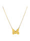 Awear Awear Halskette mit Schmetterling-Design aus Stahl