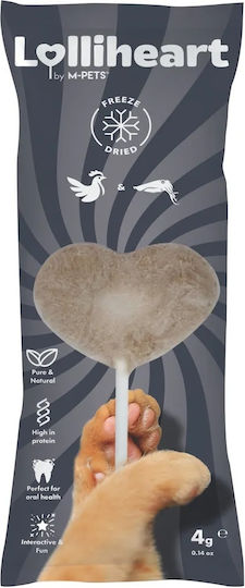 Λιχουδιές Γάτας M-pets Lolliheart Chicken & Cuttle Fish 4gr