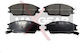 Τακάκια Φρένων Hyundai Εμπρός Accent 94-05 Getz 02-09 Pony 986461127