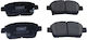 Toyota Iq 1.0-1.4 D-4d 09 Bremsbelag Vorderseite