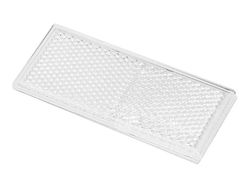 Reflective White 82x36mm Sticker Proplus 343768