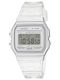 Casio Collection Digital Men's Watch Battery with Transparent Rubber Strap