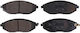 Chevrolet Front Brake Pads Spark 10 1080-6190