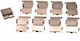 Brake Pad Installation Kit Front Mazda CX-7 CX-9 MPV 99 109-1775
