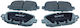 Plăcuțe De Frână Partea Din Spate Jeep Compass 1.4/1.6-2.0 Crd 17 2284401