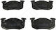 Back Brake Pads for Citroën ZX 91 172201