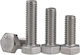Inox Βίδα Εξάγωνη Inox με Διάμετρο M6 και Μήκος 25mm