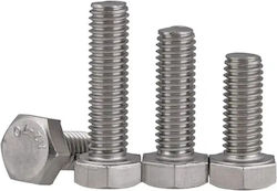 Inox Hexagon Inox Screw with Diameter M4 and Length 40mm