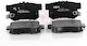 Τακάκια Φρένων Πίσω Honda Accord Vii 1991-2007 88.9*47.5*15.4 43022sv4g21