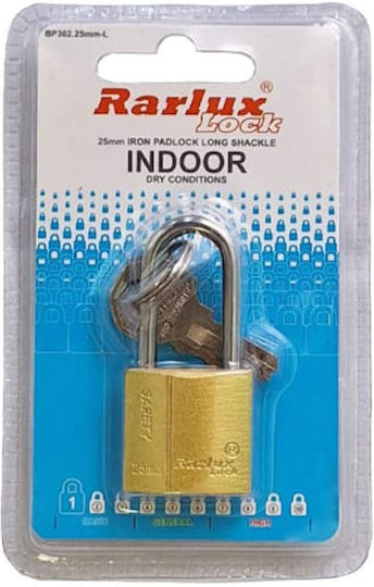 Brass Padlock Horseshoe with Key