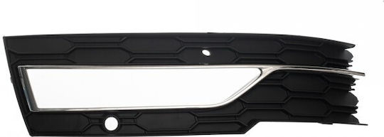 Skoda Octavia 2020 Μπροστινή Γρίλια Τρύπα Αλογόνα Τρύπα Αισθητήρα Pdc + Δεξιά Λωρίδα Χρωμίου