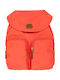Leather Women's Backpack Orange