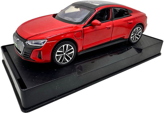 Audi E-tron Gt Red 1:32 Metal Die-cast Model Lights Sounds Functional Doors Hood Trunk