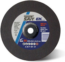 Sait Δισκος Λειανσης Σιδηρου Inox A30p Bf-27 Ek Winner Ds 230x6,5