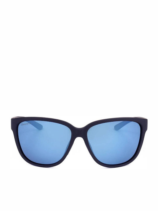 Smith Unisex Γυαλιά Ηλίου με Navy Μπλε Σκελετό και Μπλε Φακό
