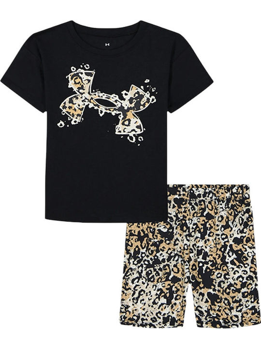 Kids Set with Shorts Summer 2 Pieces Black
