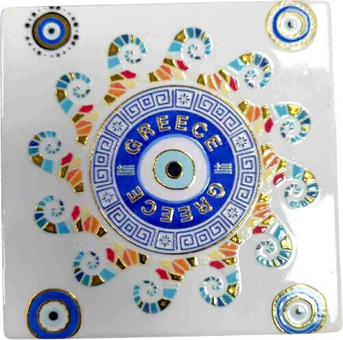 Coaster Souvenir Greece Set 12pcs 221300