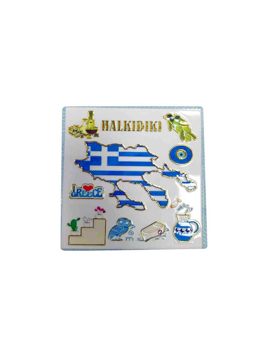 Suporturi Pentru Pahare Souvenir Chalkidiki Set 12 Bucăți 221317 221317
