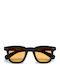 Okkia Firenze Unisex Sunglasses with Brown Tartaruga Frame with Gradient Lens