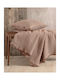 Rythmos Elysse Decken & Couchdecken Viersitzer-Sofa Überwurf Jacquard 180x330cm Braun