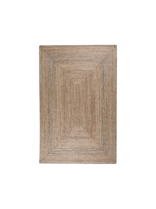Covor Handmade Rectangular De Vară Din Iută Gri 200x290cm