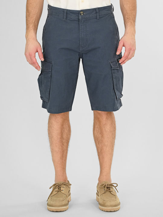 Rebase Ανδρική Βερμούδα Cargo Stone Blue