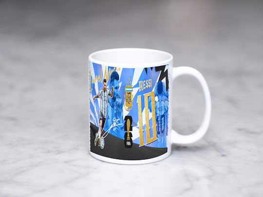 Digital Place World Cup 2026 Lionel Messi Ceramic White Mug 330ml