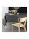 Stain Resistant Tablecloth L-c Plumette Charcoal Gray 140x240cm