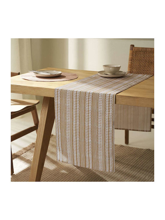 Gofis Home Ράνερ Βαμβακερό Ruthie Ochre 37x160εκ.