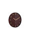 Karlsson Amena Wall Clock Plastic Burgundy 40x4cm