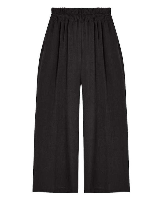 Celestino Zip Culottes Solid Viscose Loose Fit ...