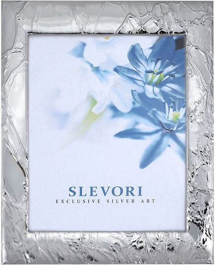 Slevori Silver Photo Frame with Silver Frame KOR1518AW 10x15