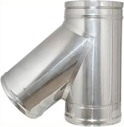 Branch 135° Stainless Steel Single Wall Inox Diameter 80