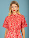 Short Sleeve Women's Shirt Pink