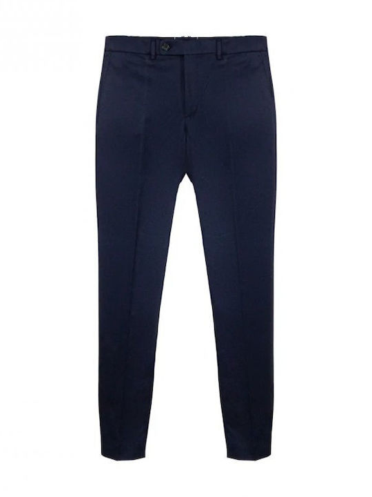 Incotex Elastic Blue Trousers