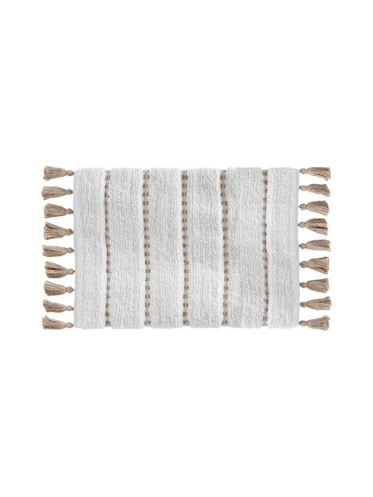 Atmosphera Badematte Baumwolle 174631A Ecru 50x...