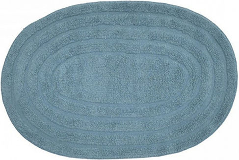 Inart Badematten Blau 80x50cm